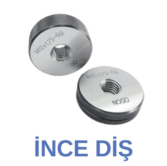 DİŞİ VİDA MASTARI İNCE DIŞ M10x1,25 6g