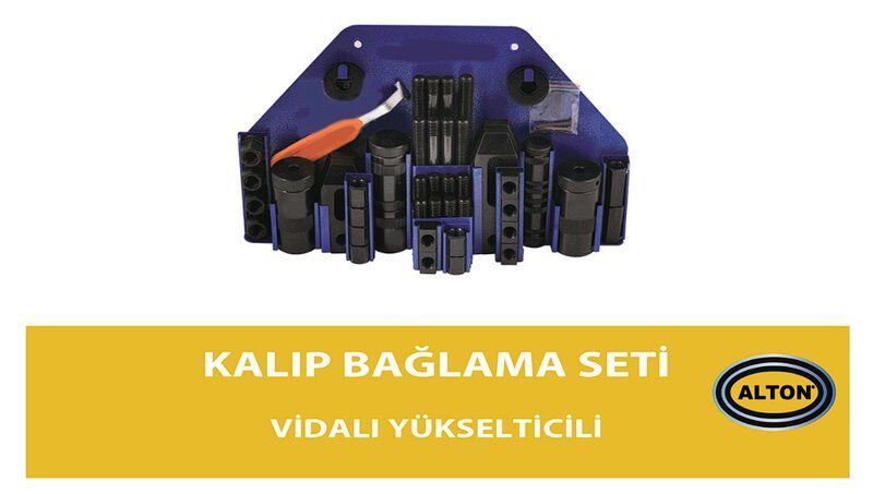 ALTON VİDALI YÜKSELTİCİLİ KALIP BAĞLAMA SETİ - M16