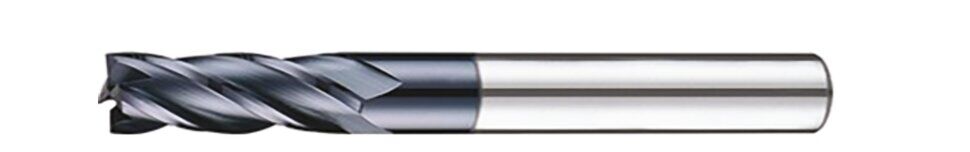 6MM R1 45HRC UZUN KARBÜR KÖŞE RADUS FREZE BOY:75MM ERİC