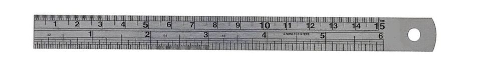 150*19MM PASLANMAZ ÇELİK CETVEL ERİC