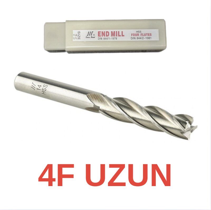 33 MM DÖRT AĞIZLI UZUN PARMAK FREZE