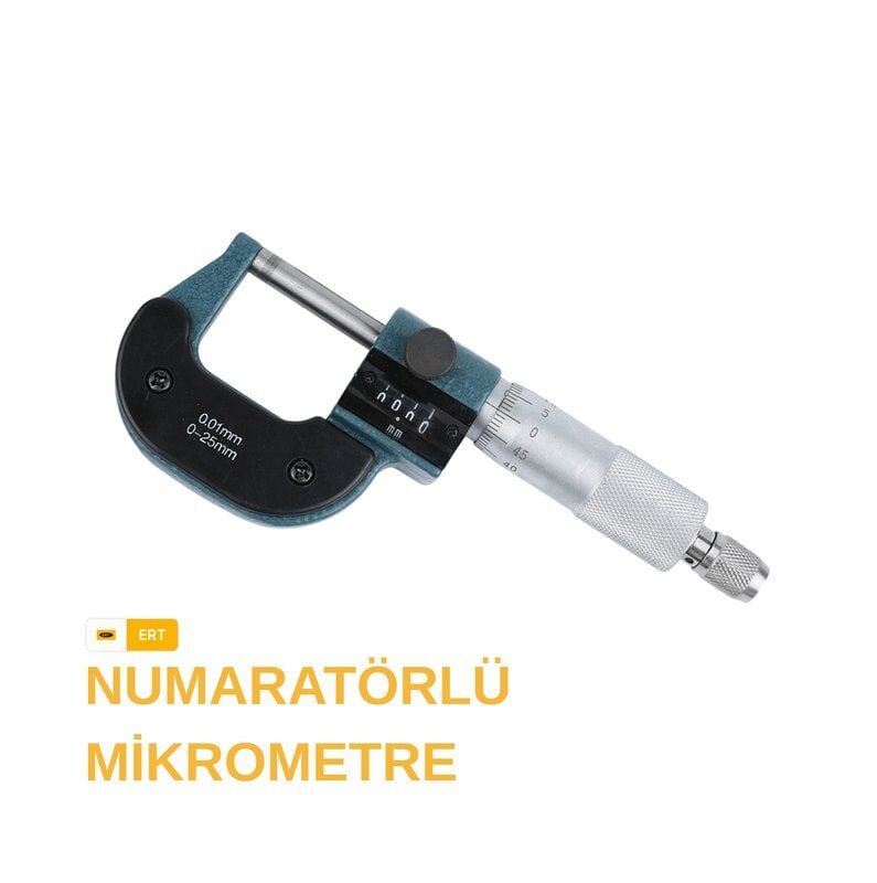 50X75 MM NUMARATÖRLÜ MİKROMETRE