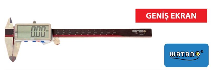 300MM METAL GÖVDE GENİŞ EKRAN DİJİTAL KUMPAS