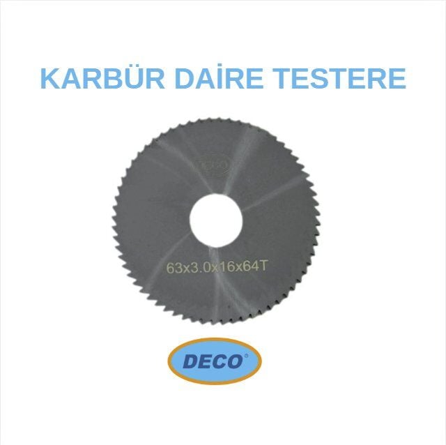 Deco 40X1,0 mm Karbür Daire Freze