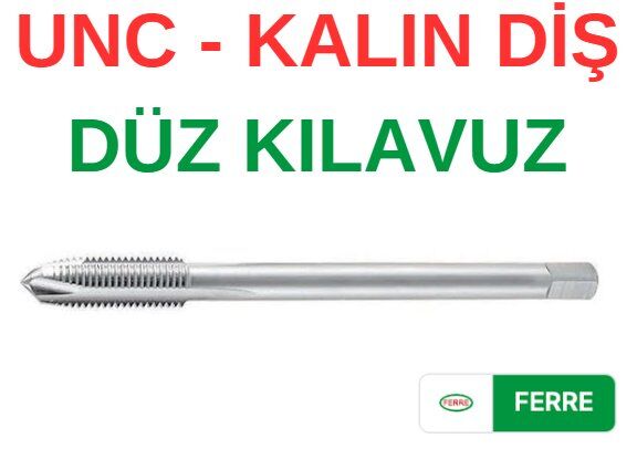 Ferre UNC 7/8 Düz Kılavuz