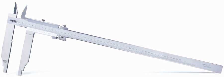 Mekanik Kumpas Çift Çeneli, İç Çap Ölçer Çene:150mm 0-500mm 0,02mm / 0.001''