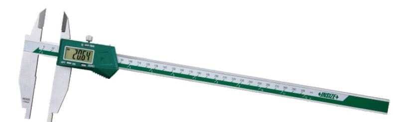 Dijital Kumpas - Çift Çeneli, Çene Boyu 90mm 0-300mm/0-12'' 0.01mm/0.0005''