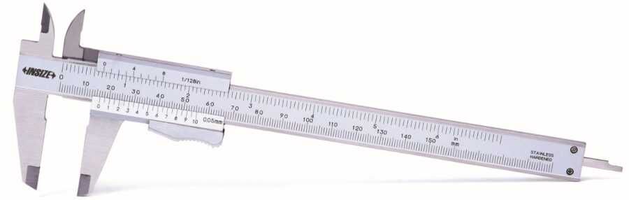Mekanik Kumpas Mandallı 0-150mm/0-6'' 0,05mm/1/128''