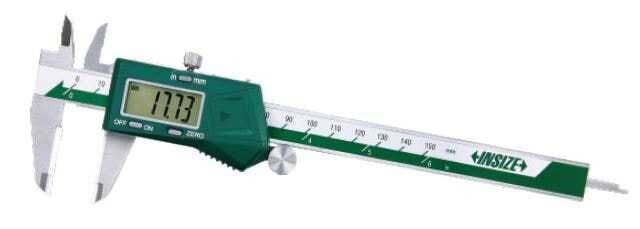 Seramik Agızlı Kumpas 0-150mm/0-6'' 0,01mm