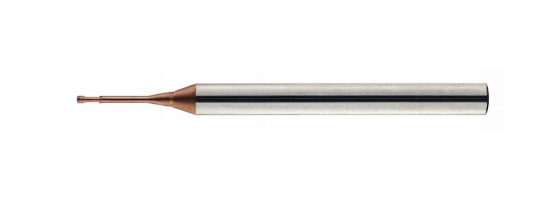 3MM R0,5 DALMA BOY 12MM MİKRO RADİUS KARBÜR PARMAK FREZE ERİC
