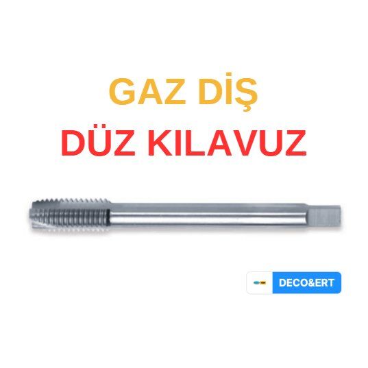 ERT Gaz Diş Düz Makine Kılavuzu - G 1/8