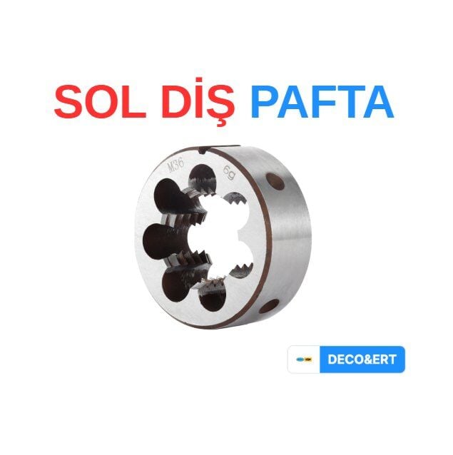 ERT Sol Diş Pafta - M12X1,75