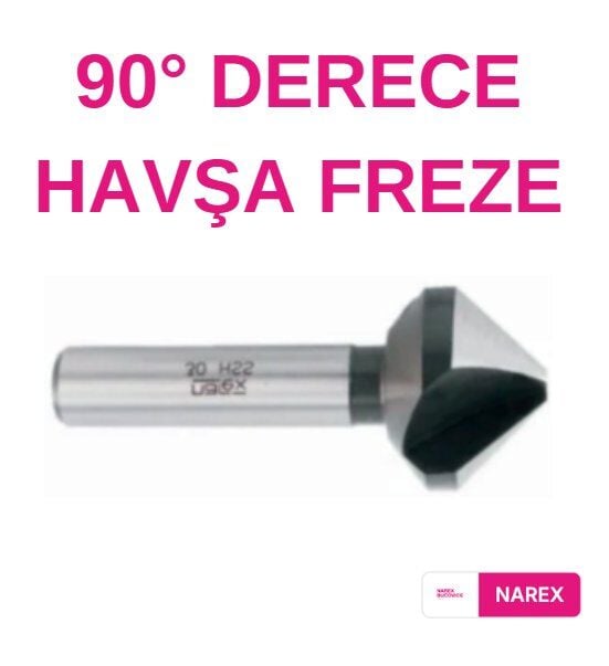 Narex 90° Havşa Freze Q12,0