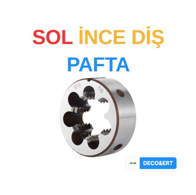 ERT Sol İnce Diş Pafta - M10X1,0