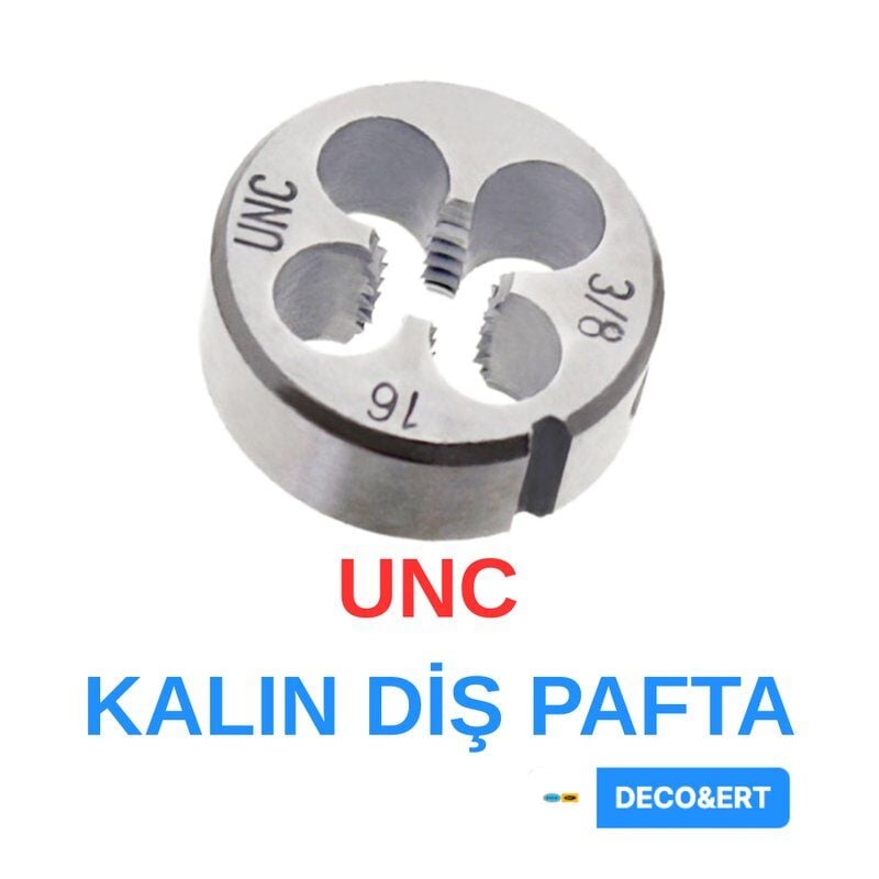 ERT UNC Kalın Diş Pafta - UNC 1/4