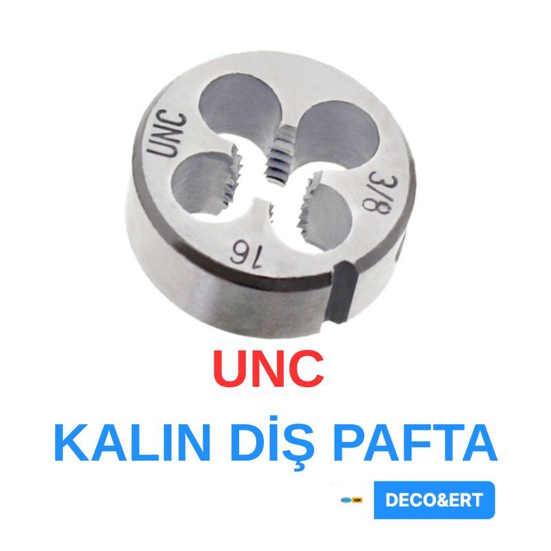 ERT UNC Kalın Diş Pafta - UNC 3/4