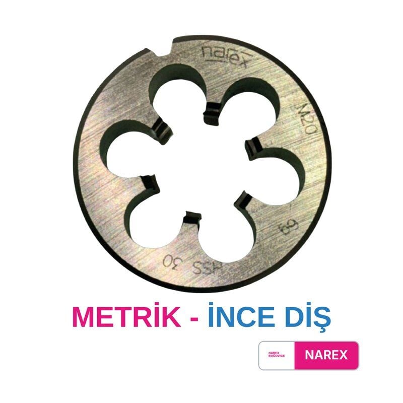Narex İnce Diş Pafta - M14X1,50